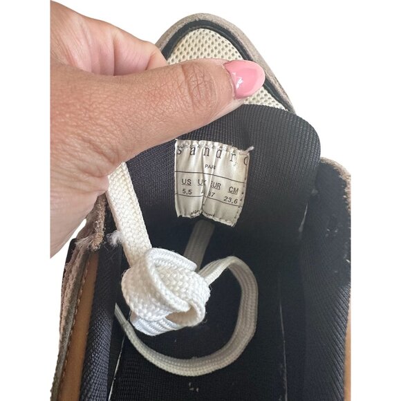 SANDRO Paris Women’s Flame Trainers Sneakers Size 5.5 - Picture 10 of 12